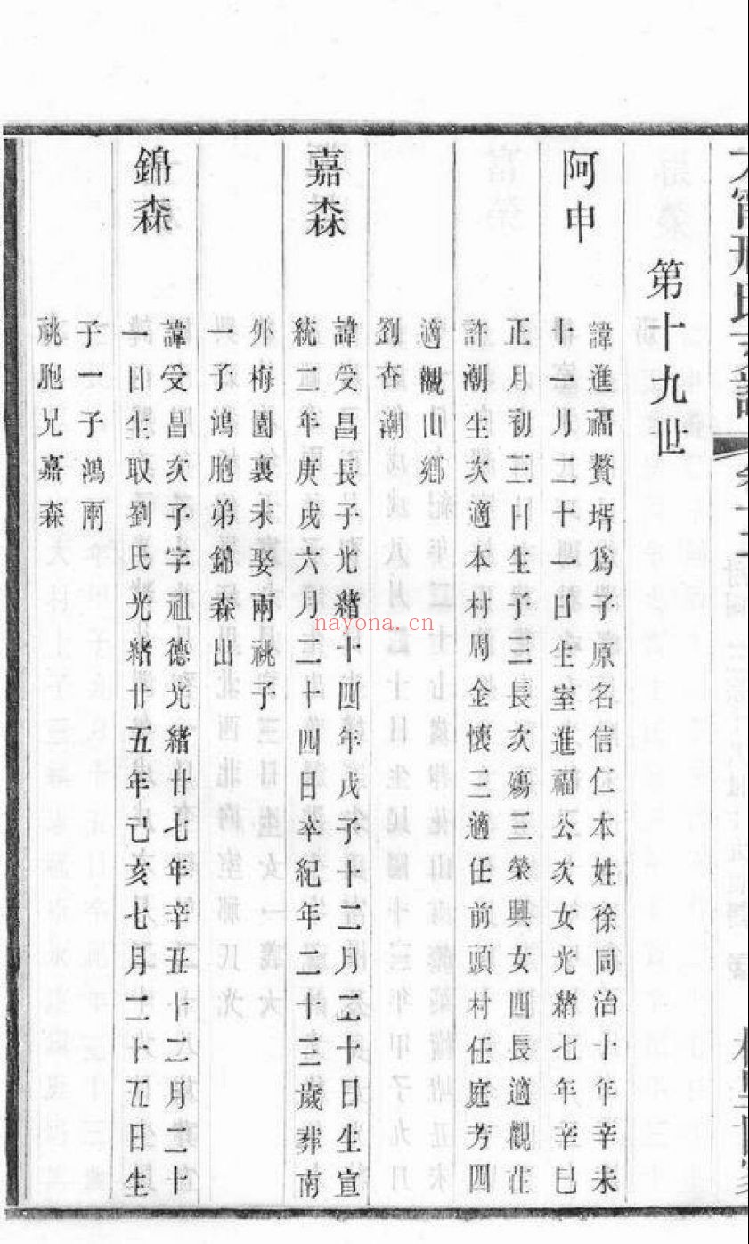 邢氏宗谱族谱
