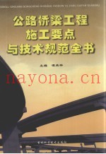 公路桥梁工程施工要点与技术规范全书 第1卷