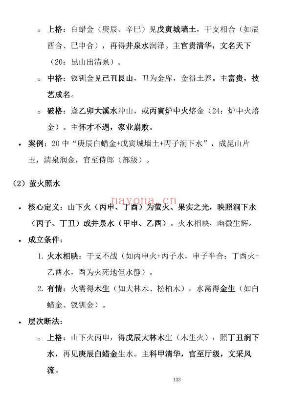 盲派八字古法纳音秘要292页PDF 盲派命理