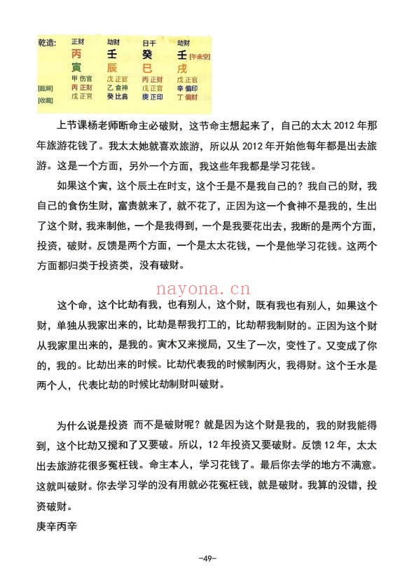 杨清娟盲派命理高维玄机布局197页PDF 盲派命理