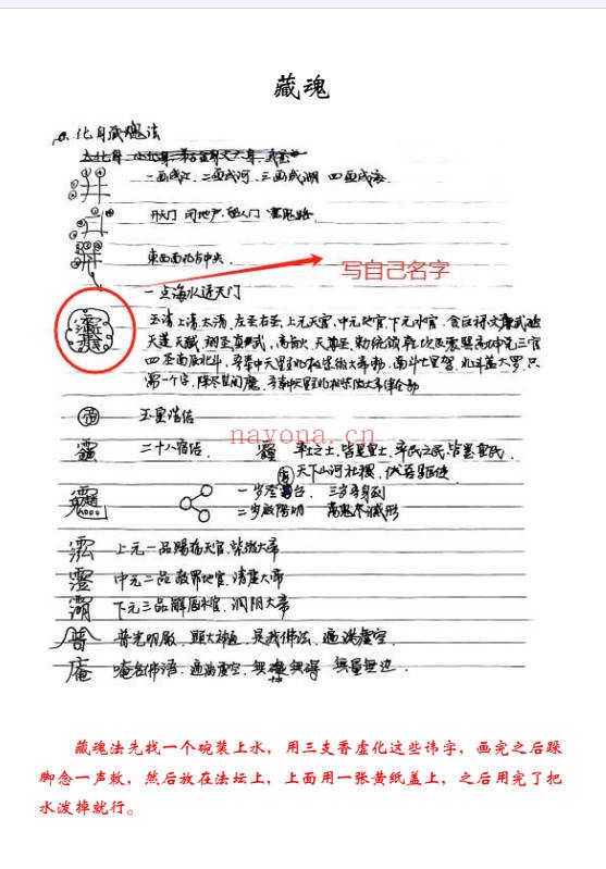 江西普庵符书法本102页PDF 普庵符法
