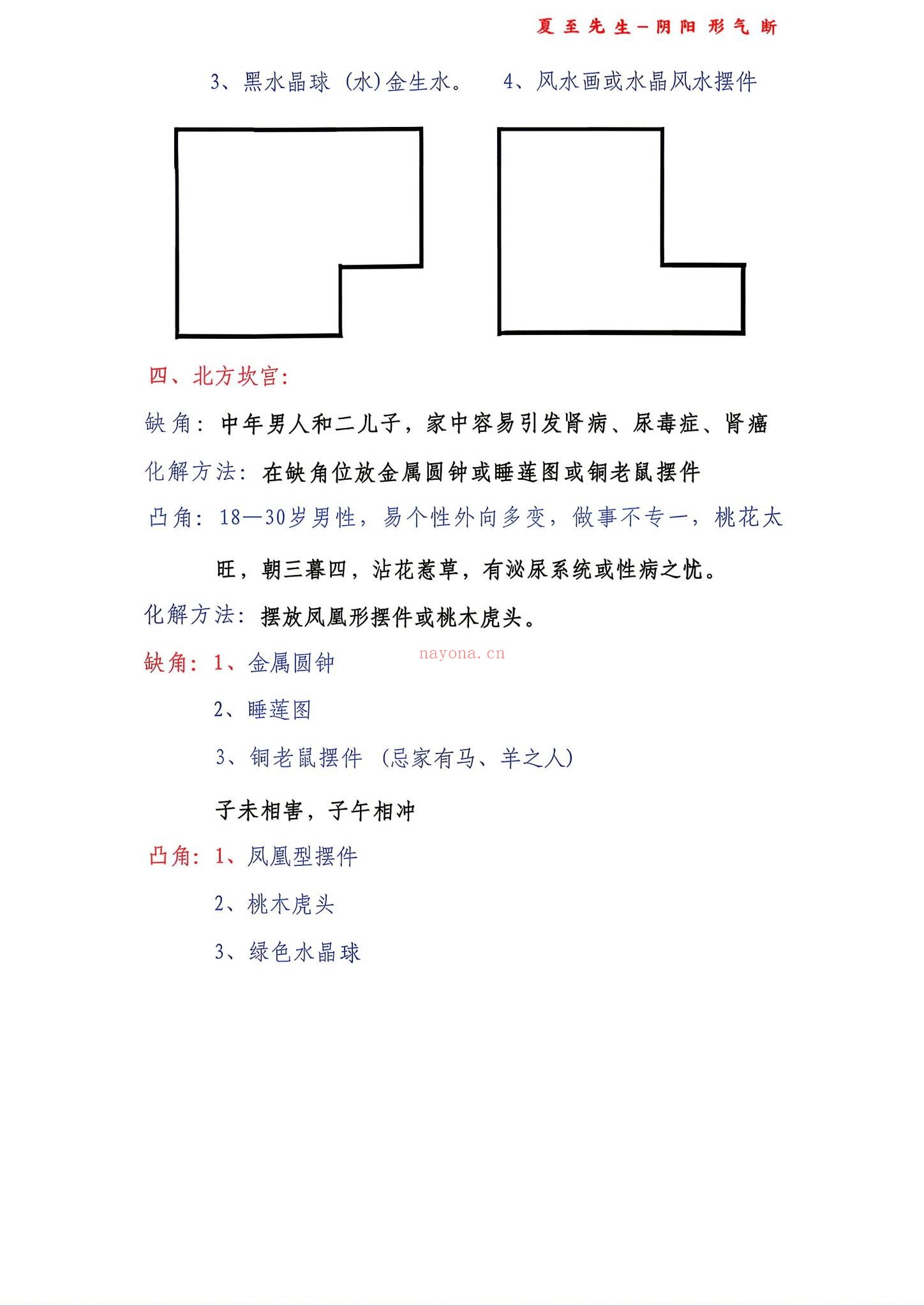 丙午年《丙午年 夏至先生阴阳形气断 房屋缺角和凸角的问题与化解》（视频9集+文档）