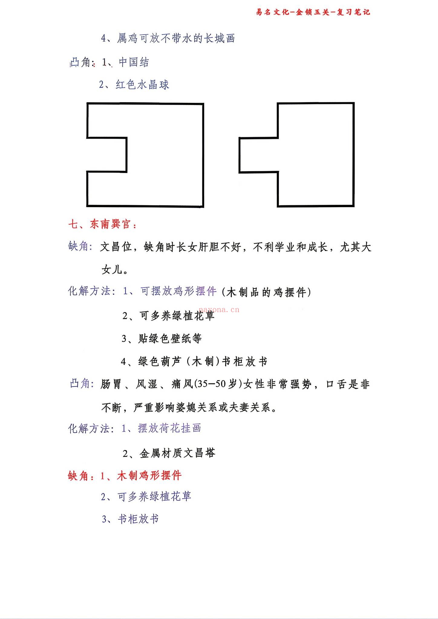 丙午年《丙午年 夏至先生阴阳形气断 房屋缺角和凸角的问题与化解》（视频9集+文档）
