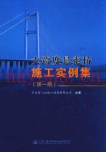 大跨度悬索桥施工实例集 第1册