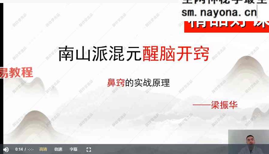 道家醒脑开窍术-梁振华【9集】视频