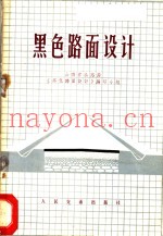 黑色路面设计