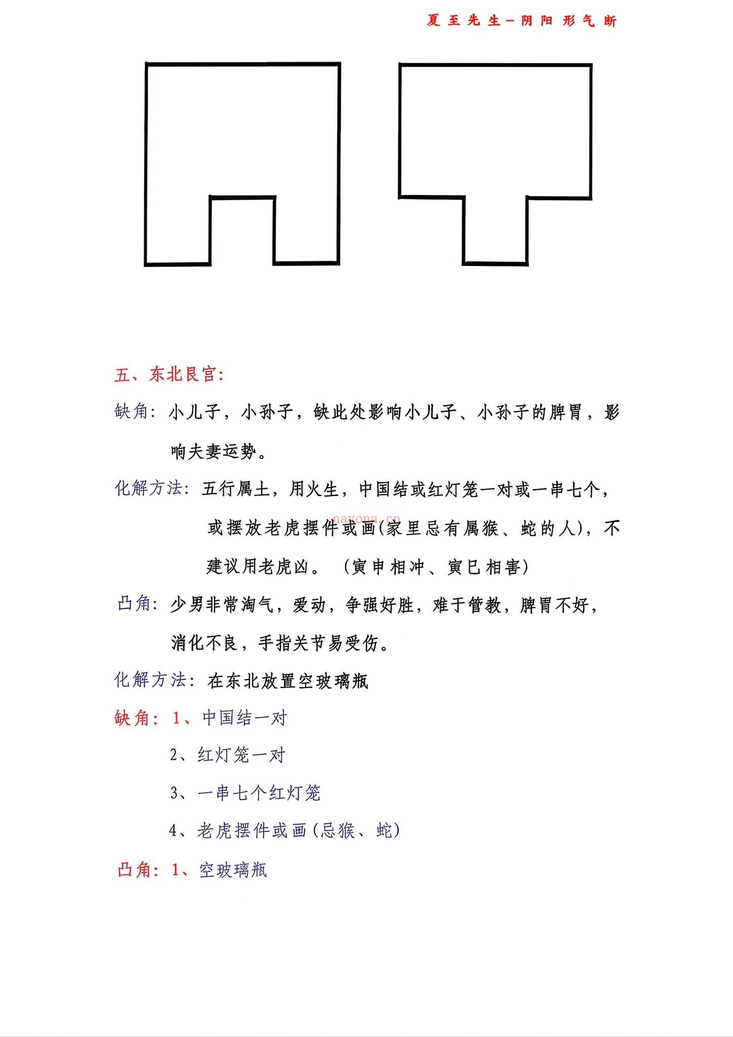 丙午年《丙午年 夏至先生阴阳形气断 房屋缺角和凸角的问题与化解》（视频9集+文档）