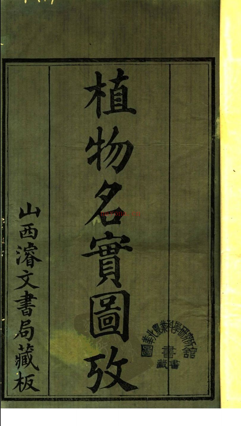 植物名实图考