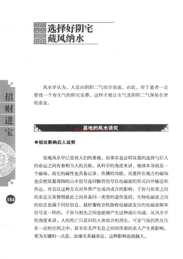 阳运来招财进宝打开男人财运的风水大全287页PDF