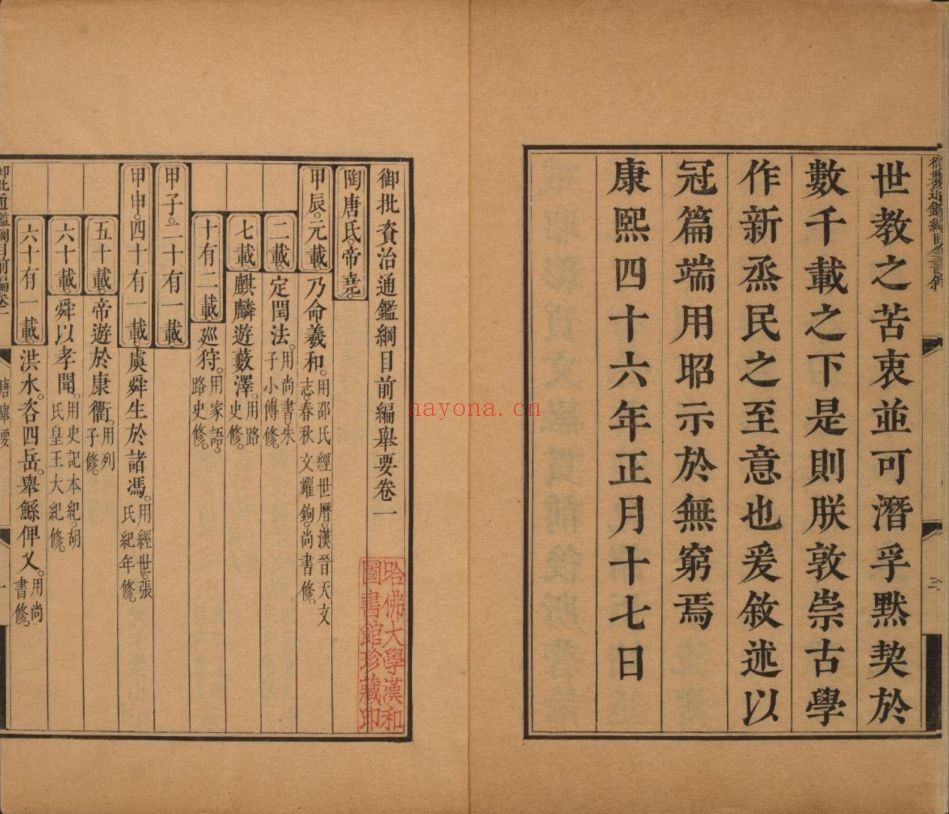 御批资治通鉴纲目前编