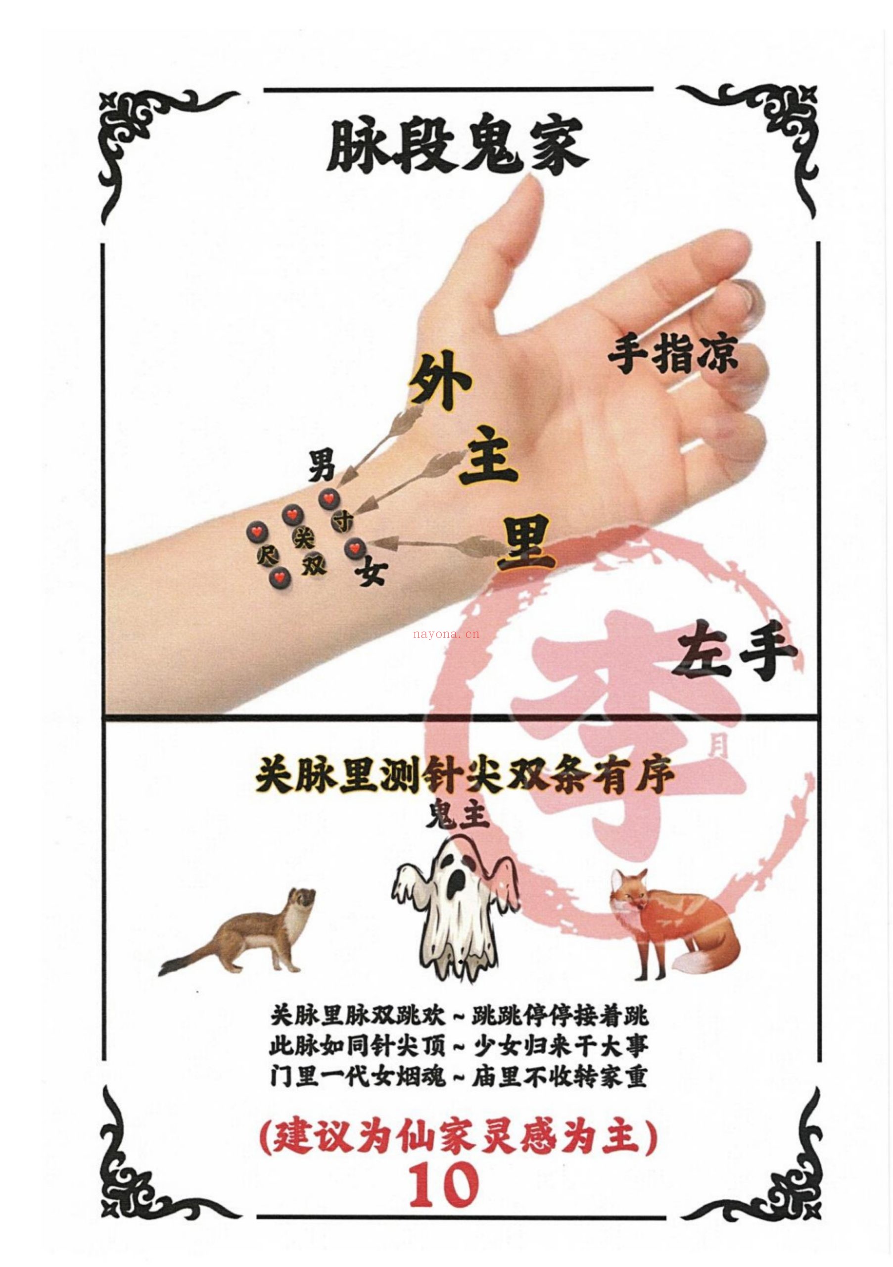 历代出马仙传承