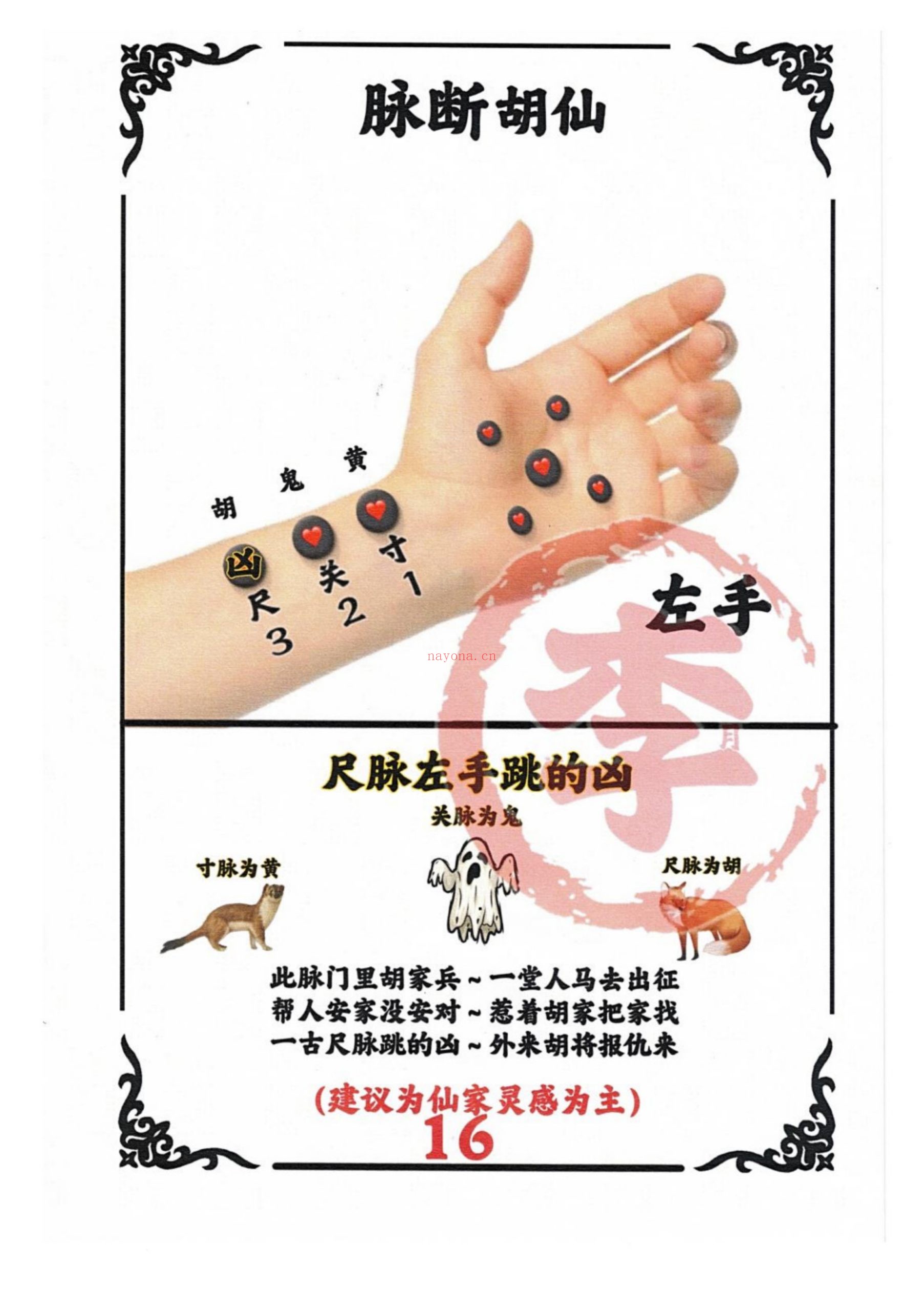 历代出马仙传承