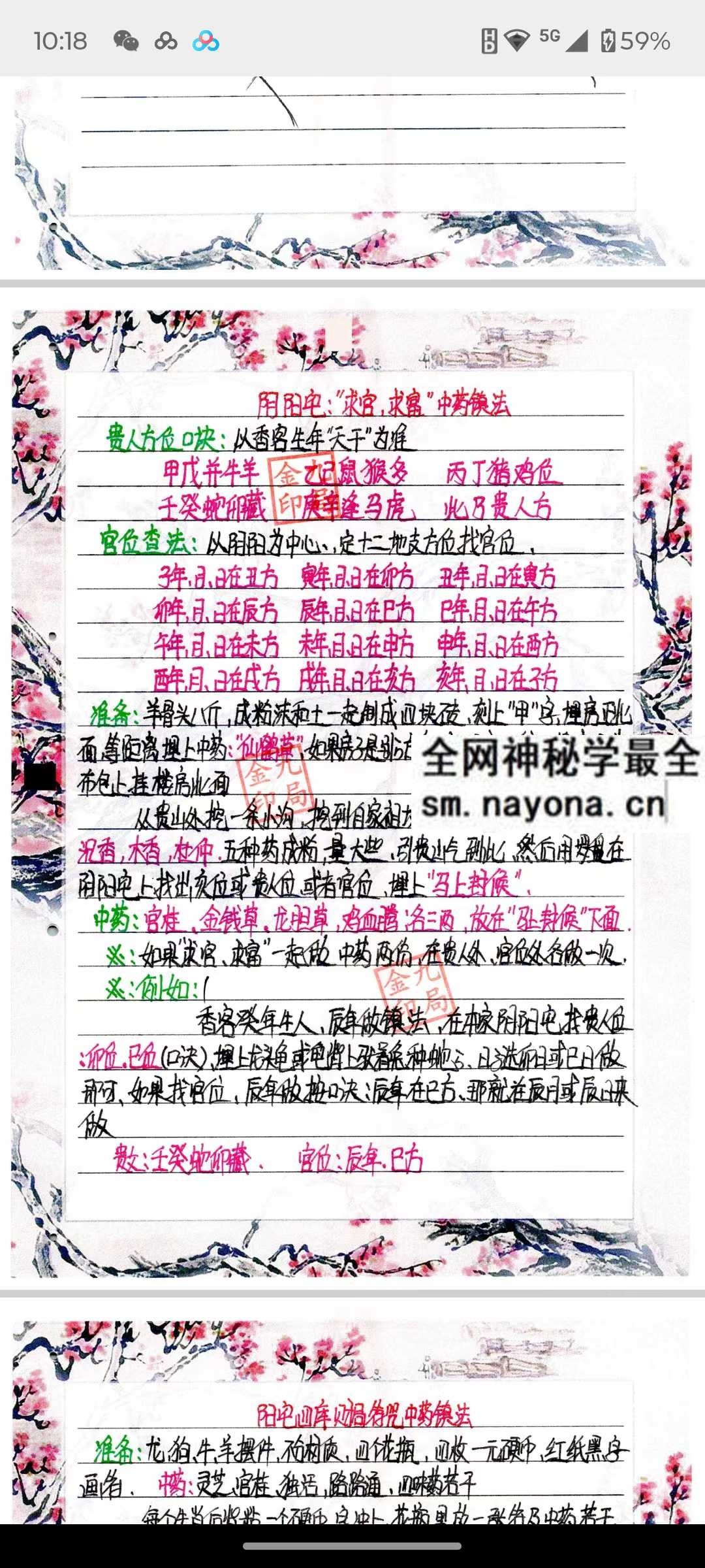 金九局古法破解 阴阳布 秘药下镇破解 手稿95页 pdf