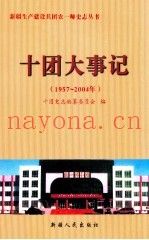 农一师十团大事记