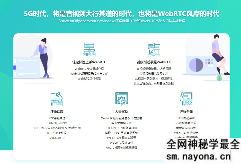 【IOS】5G时代必备 音视频WebRTC实时互动直播技术入门与实战