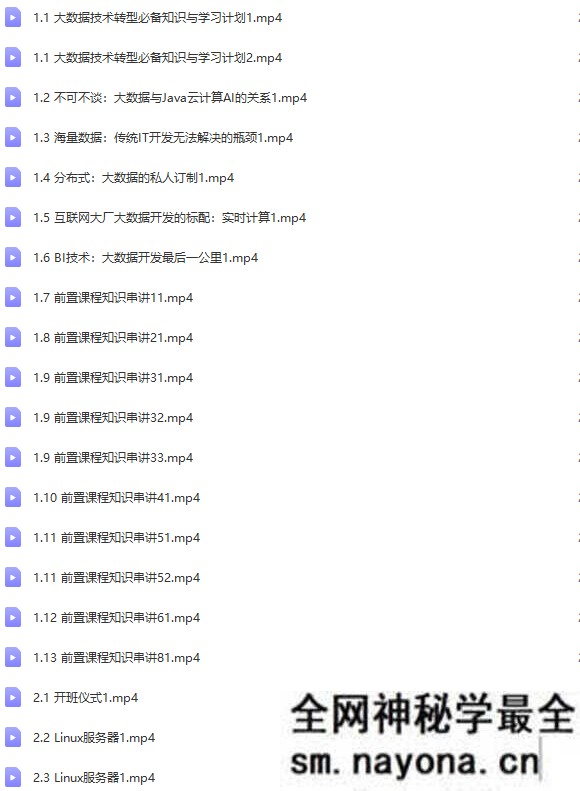 【JAVA】某马-狂野大数据四期|2022年|价值14980|课件齐全|冲击年薪百万|完结无秘