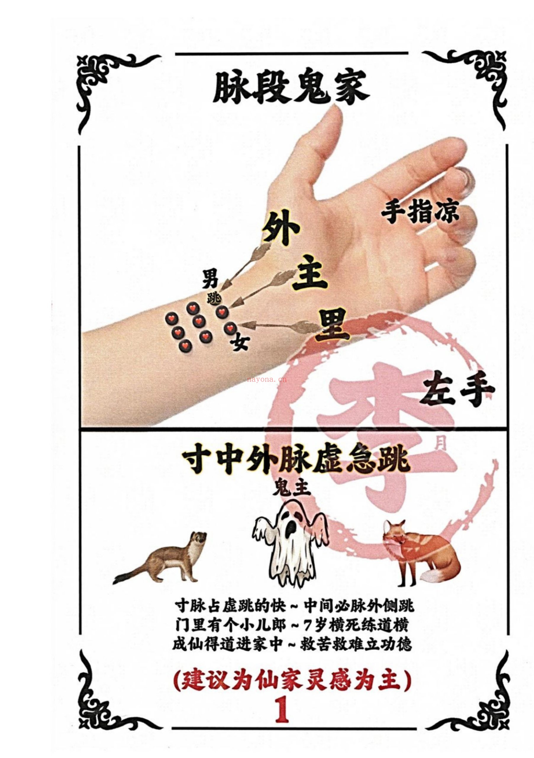 历代出马仙传承