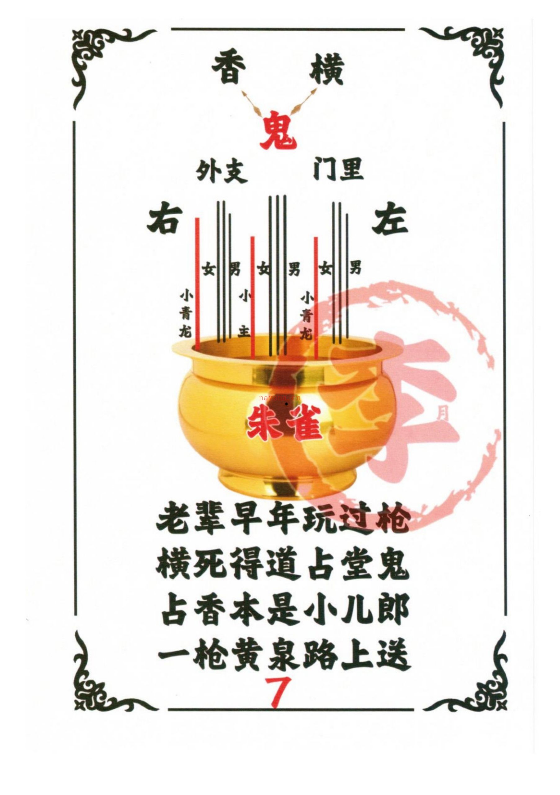 历代出马仙传承