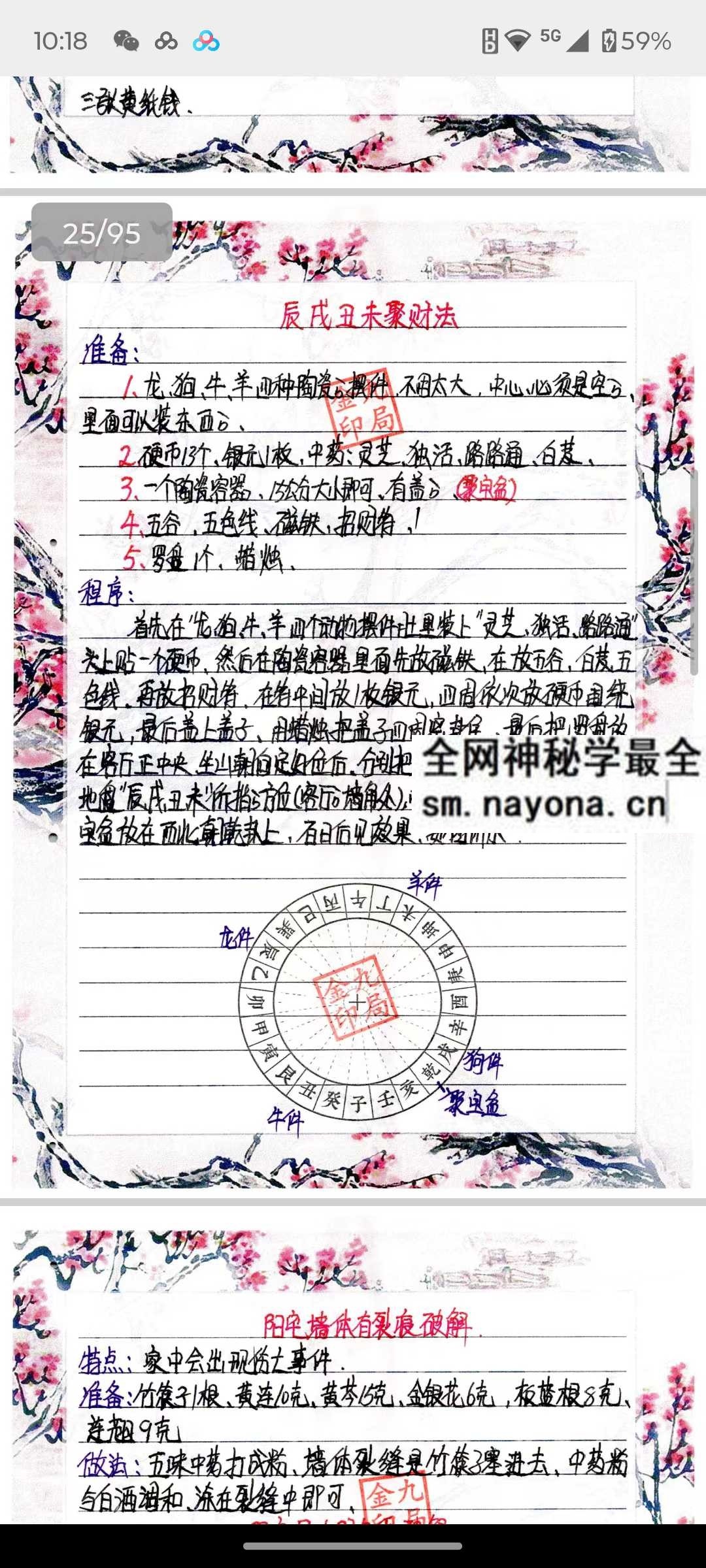 金九局古法破解 阴阳布 秘药下镇破解 手稿95页 pdf