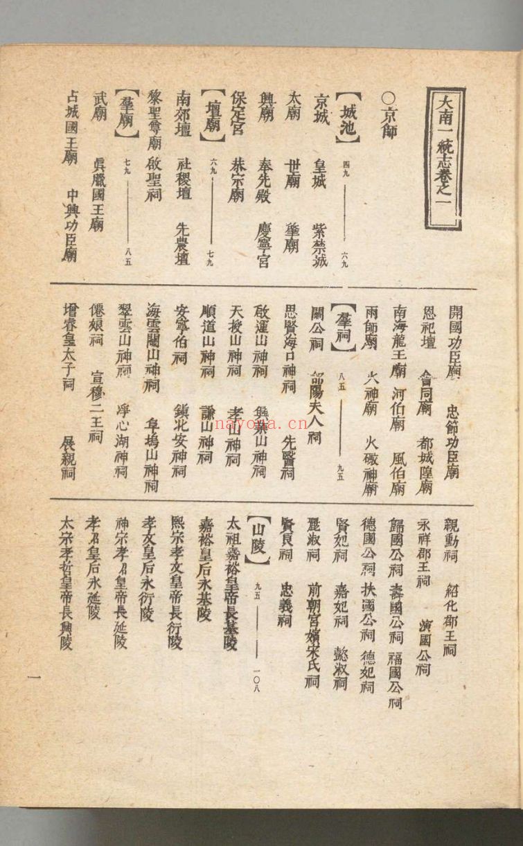 大南一统志