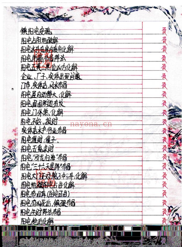 金九局阴阳布局阳宅布局秘药下镇破解95页PDF