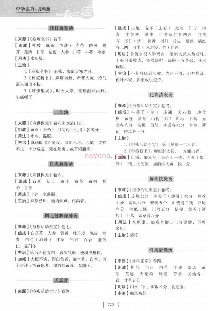 中华医方