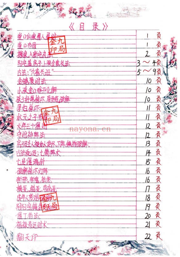 金九局古法破解堂口布局堂口仙家圈人圈财55页PDF