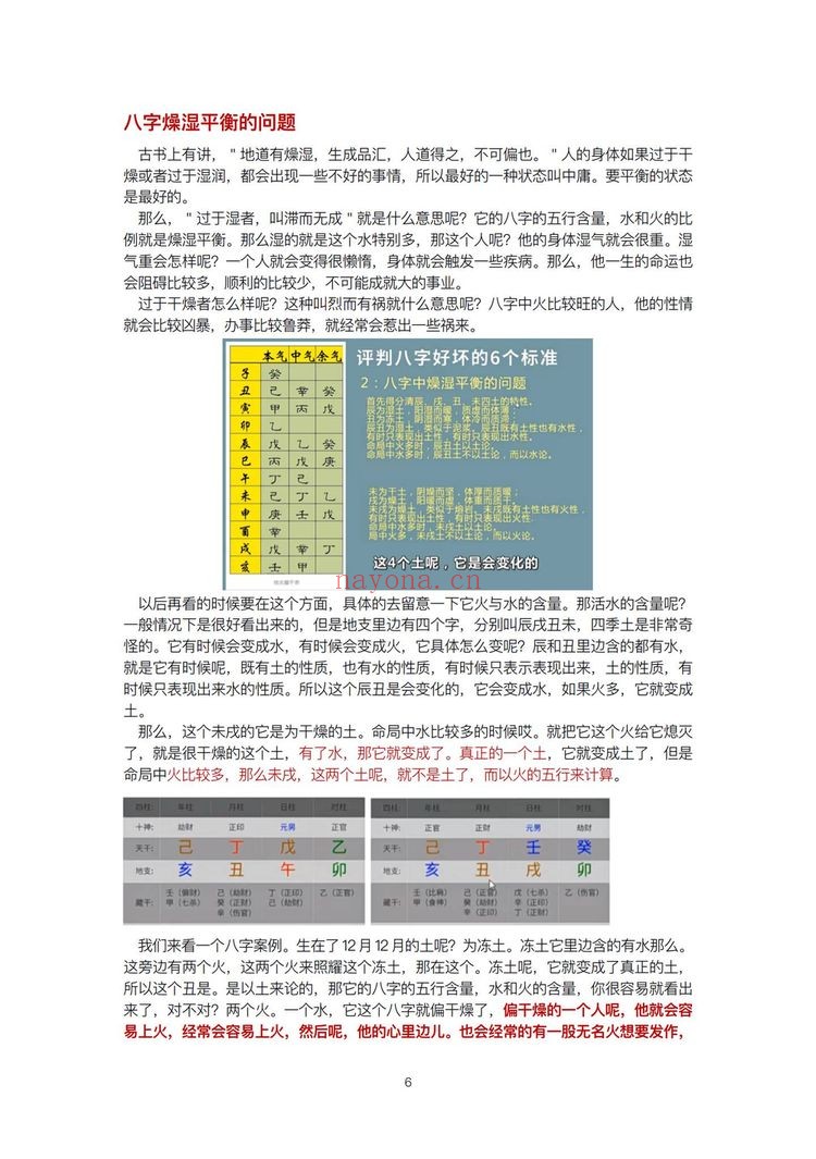 《九龙道长详细版八字必备课程笔记》PDF电子书（197页）