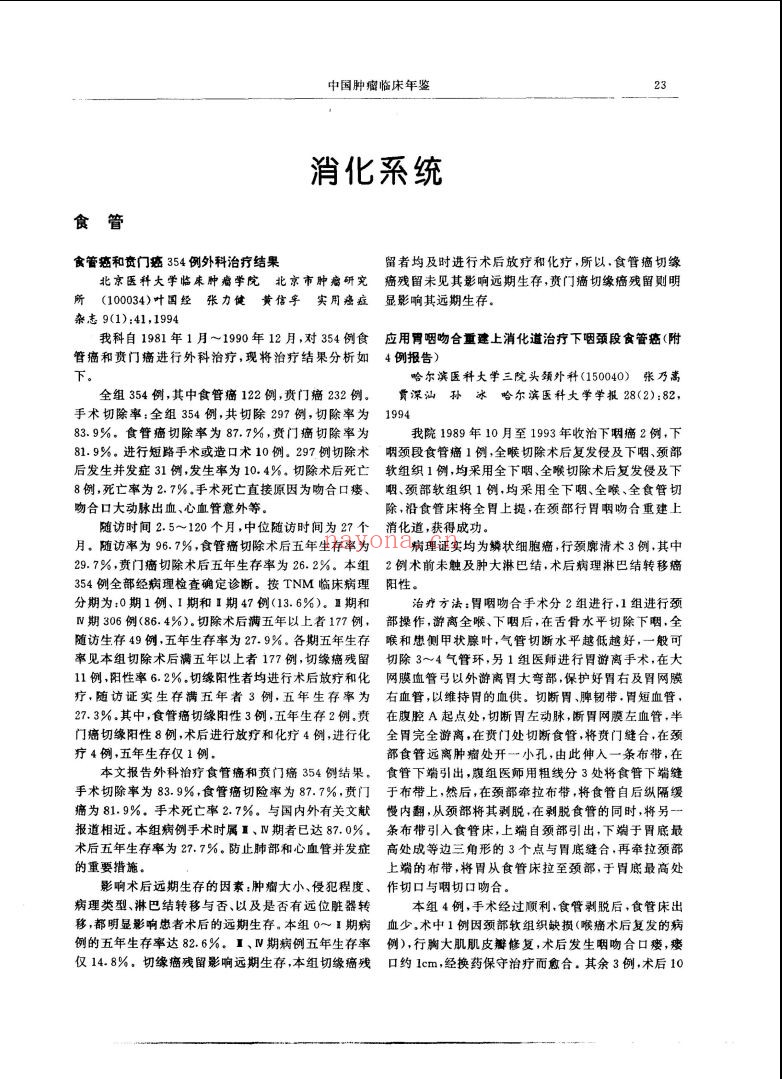 中国肿瘤临床年鉴