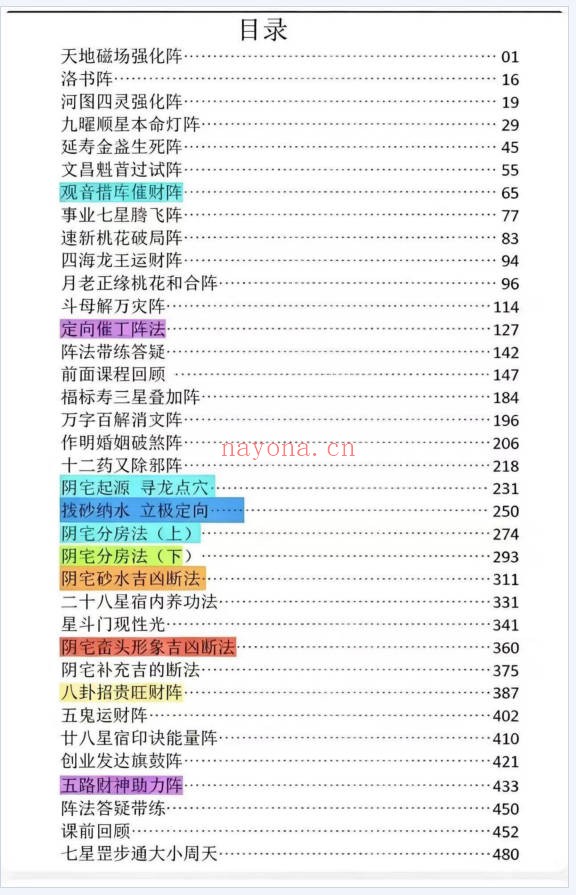 易朴国学万和星斗风水高阶弟子班492页PDF 风水教程