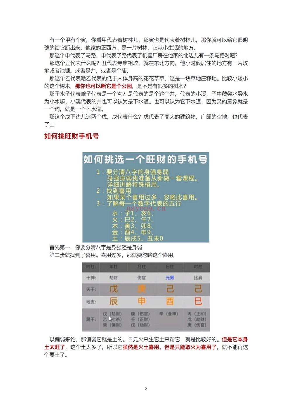 《九龙道长详细版八字必备课程笔记》PDF电子书（197页）