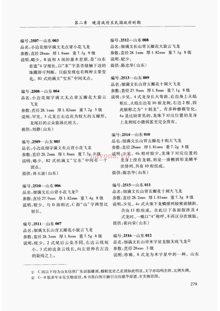 中国铜元分类研究