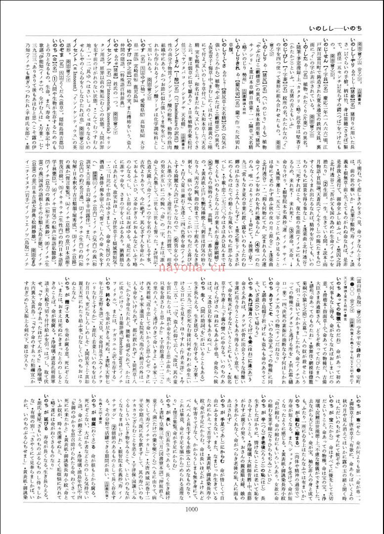 日本国语大辞典 第一版