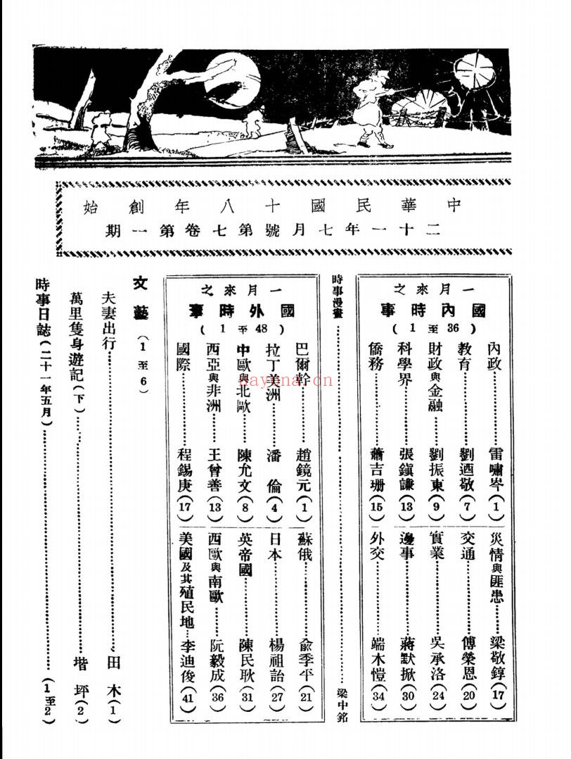 时事月报