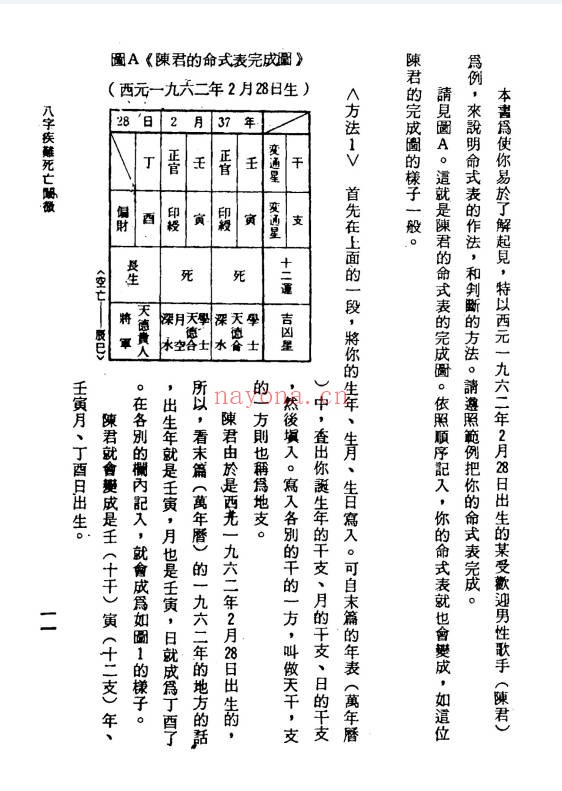 槙玉淑八字疾难死亡阐微250页PDF 八字教程