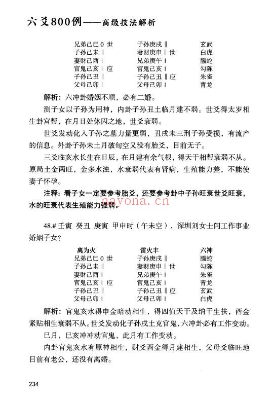 淮源子六爻800例高级技法解析564页PDF 六爻教程