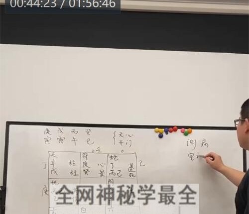 H848林一川《道家奇门遁甲面授班》视频22集