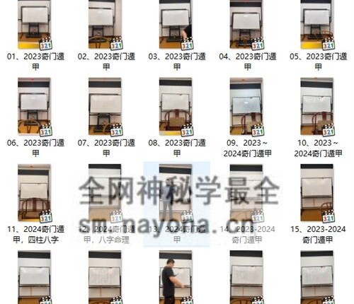H848林一川《道家奇门遁甲面授班》视频22集