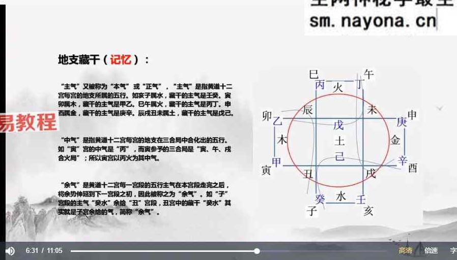 博洐道人四柱八字视频课程22集