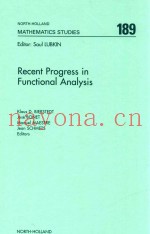Recent progress in functional analysis : proceedings of the International Functional Analysis Meetin