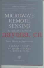 MICROWAVE REMOTE SENSING ACTIVE AND PASSIVE Volume Ⅲ
