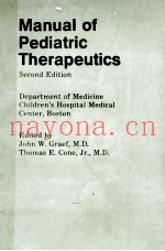 MANUAL OF PEDIATRIC THERAPEUTICS  SECOND EDITION