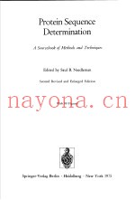 PROTEIN SEQUENCE DETERMINATION:A SOURCEBOOK OF METHODS AND TECHNIQUES