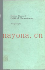 Modern Theory of Critical Phenomena