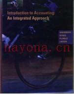 Introduction to Accounting: An Integtated Approach