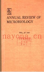 ANNUAL REVIEW OF MICROBIOLOGY  VOLUME 40