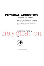 Physical Acoustics Principles and methods