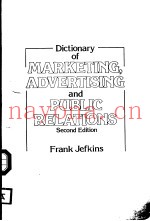 DICTIONARY OF MARKETING ADVERTISING AND PUBLIC RELATIONS SECOND EDITION