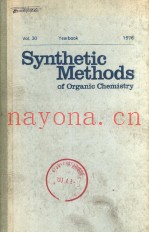 SYNTHETIC METHODS OF ORGANIC CHEMISTRY  VOL.30