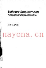 SOFTWARE REQUIREMENTS ANALYSIS AND SPECIFICATION